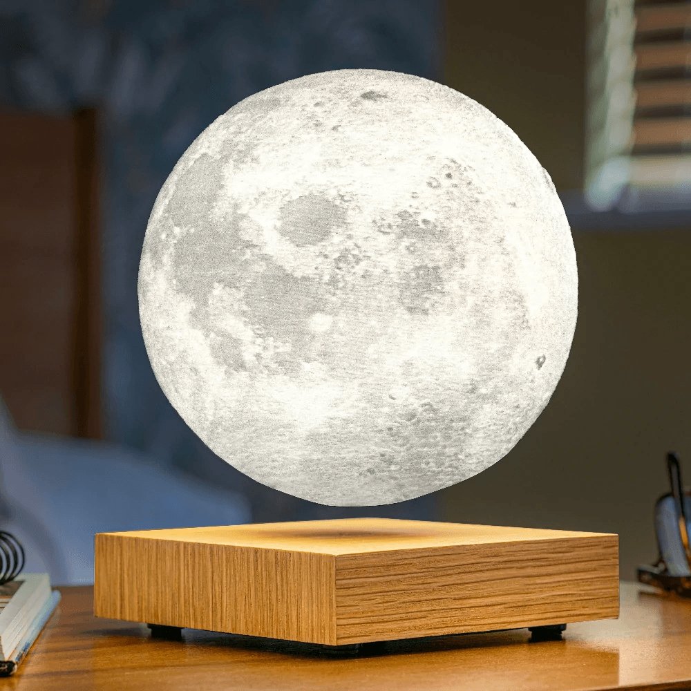 Levitating Moon Lamp - Floating 3D Galaxy Light