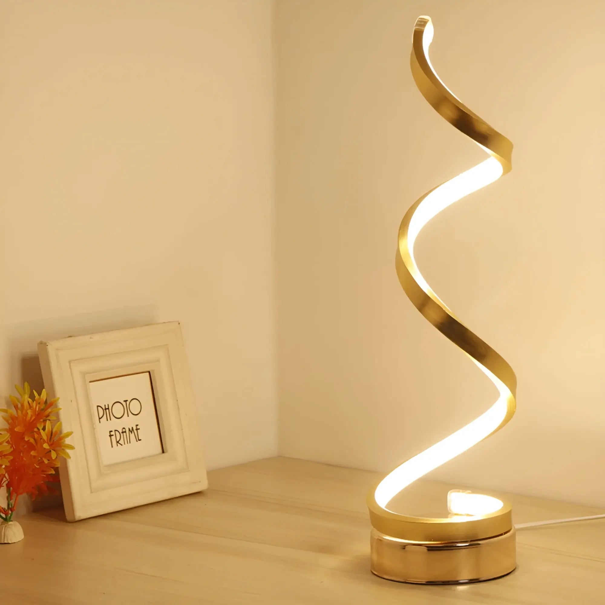 Spiral Glow LED Desk Lamp - Eye-Friendly Desk Light
