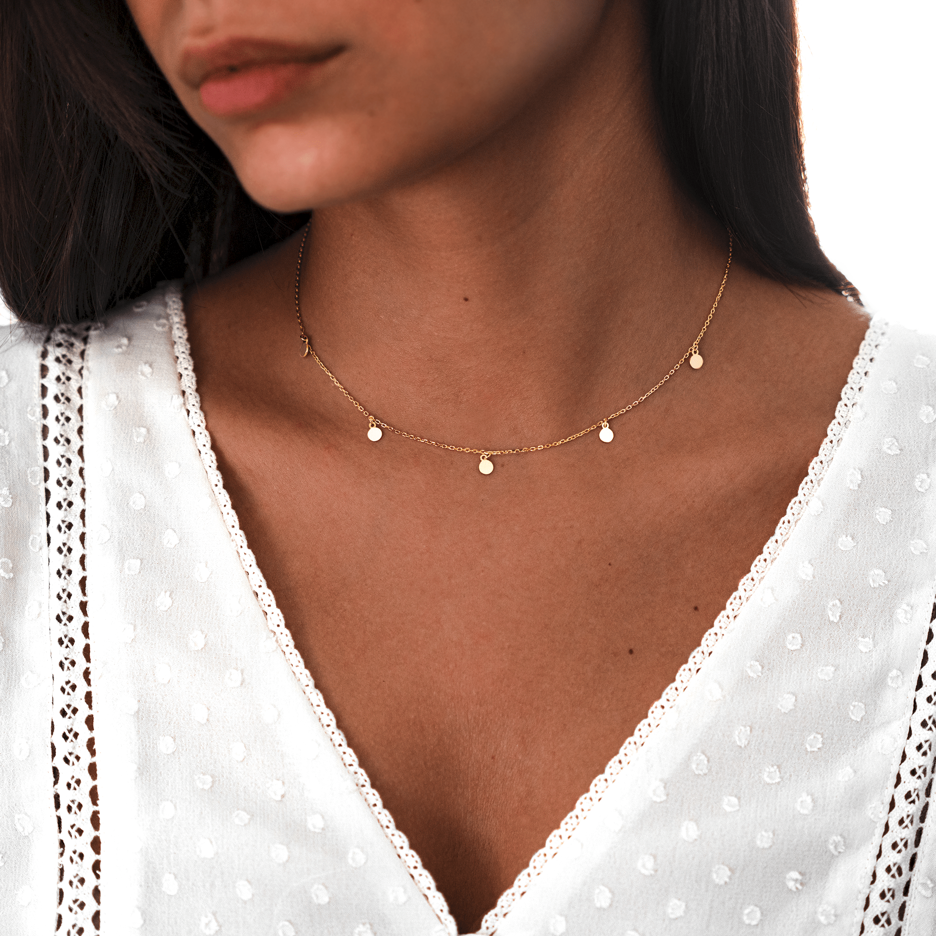 Aylin - Delicate Circle Necklace for Women