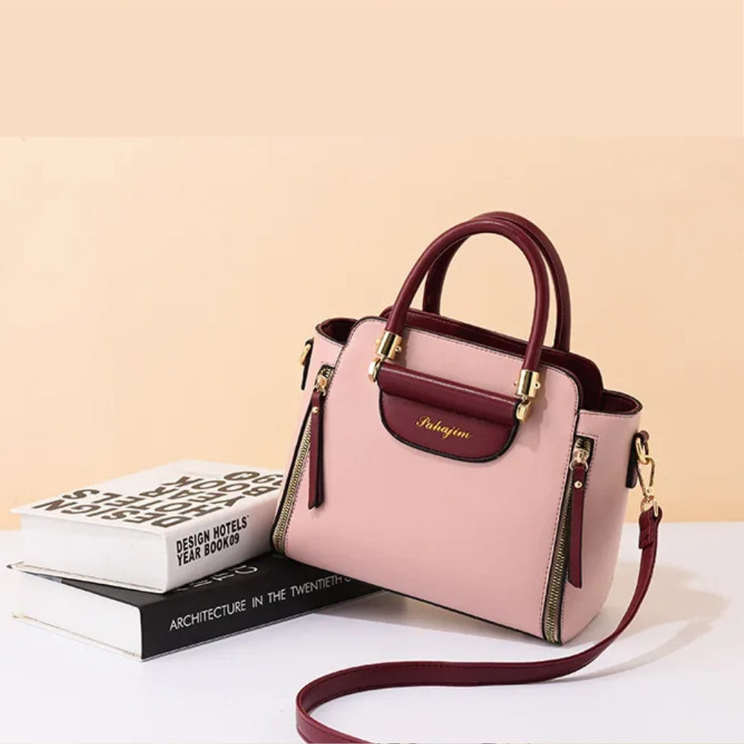 ChicCarry - Stylish Two-Tone Tote Bag for Every Occasion