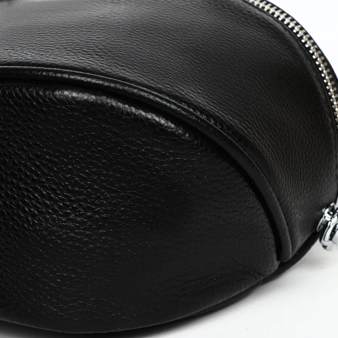 Lucy - Compact Leather Saddle Bag