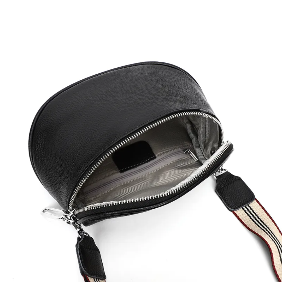 Lucy - Compact Leather Saddle Bag