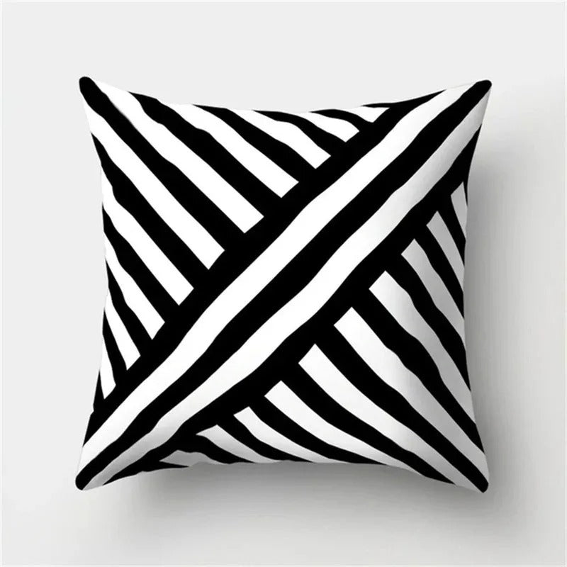 Geometric Cushion Cover - Modern Decorative Pillow