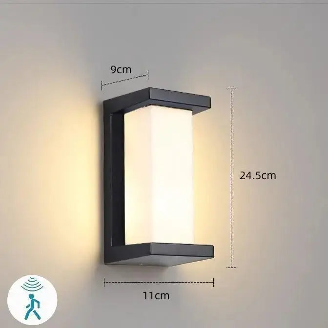 Linea Outdoor Wall Light - Waterproof Motion Sensor
