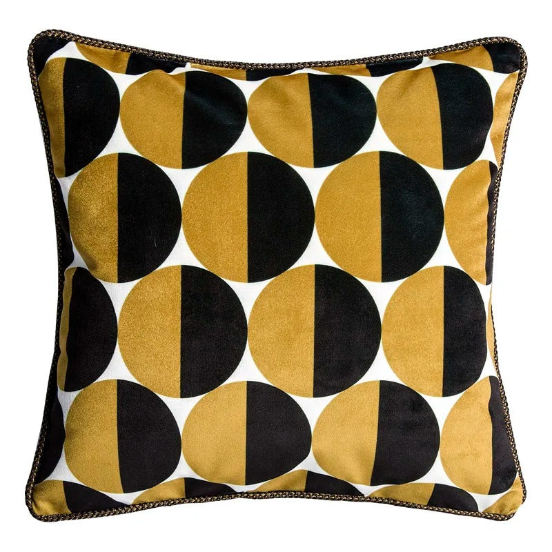 Golden Bee Cushion Cover - Luxe Gold Bee Print