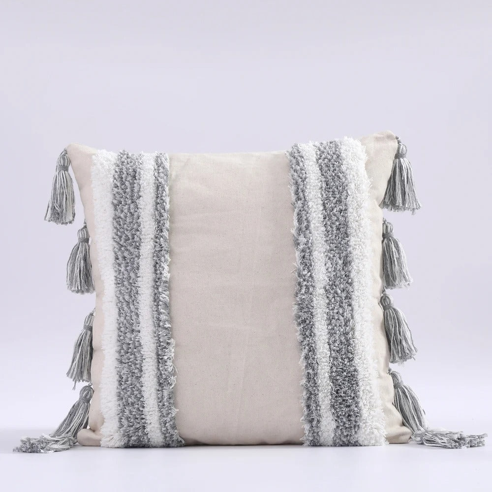 Boho Tufted Cushion Cover - Moroccan Boho Tufted