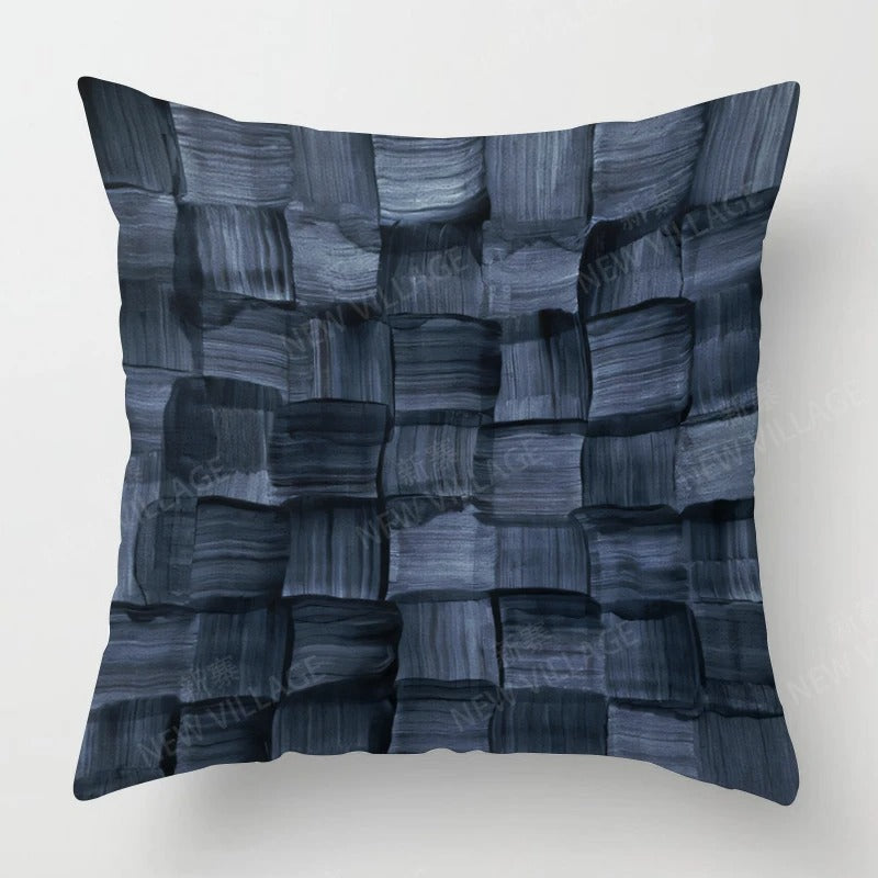 Tricolor Linen Cushion Cover - Modern Interior Accent