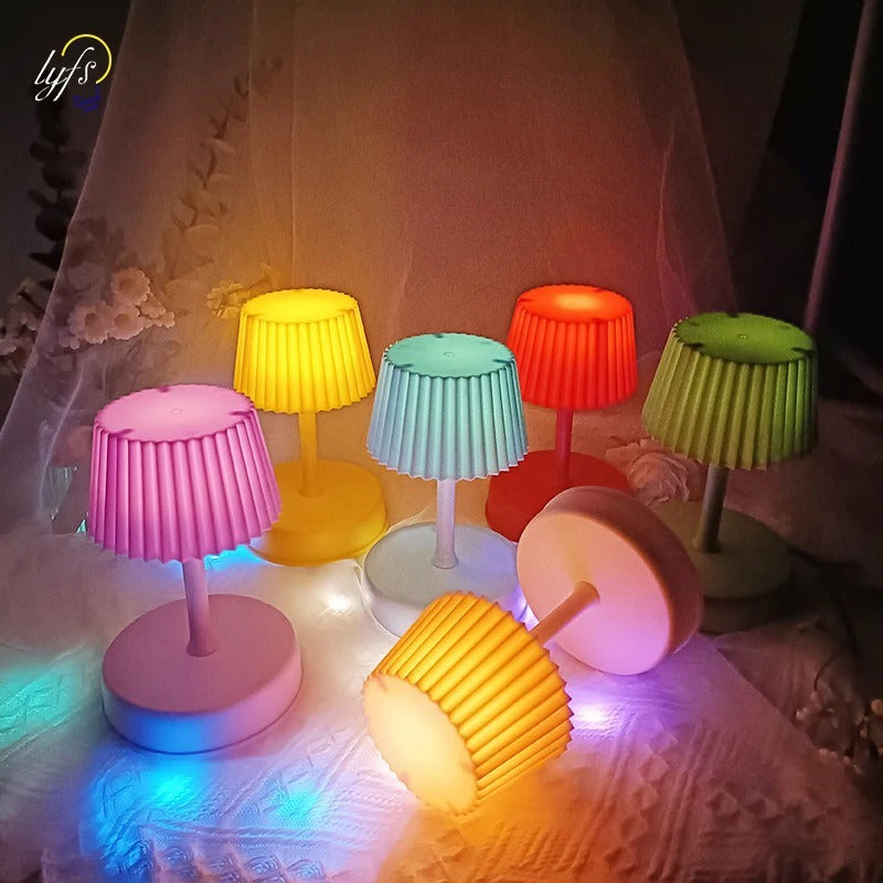 Glow Buddy LED Lamp - Portable Kids Table Light