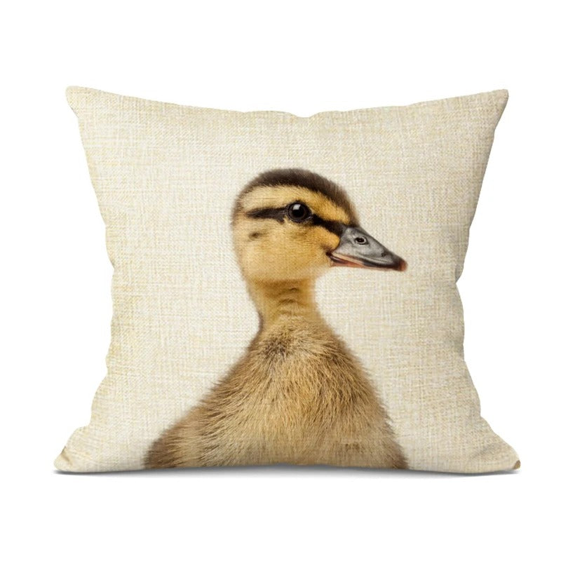 Animal Cushion Cover - Playful Decorative Pillow