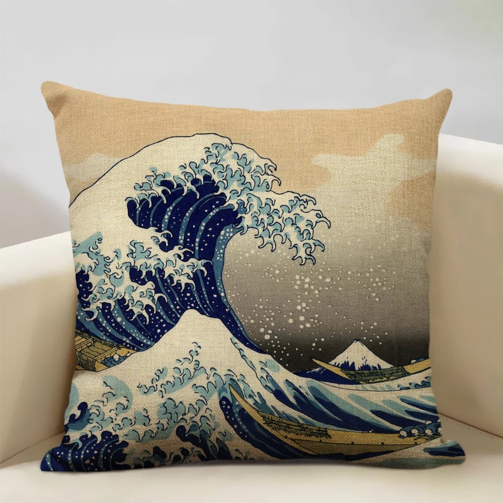 BeauRêve Mount Fuji Cushion Cover - Japanese Style