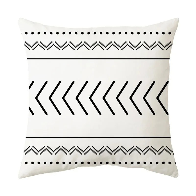 Geometric Cushion Cover - Modern Decorative Pillow