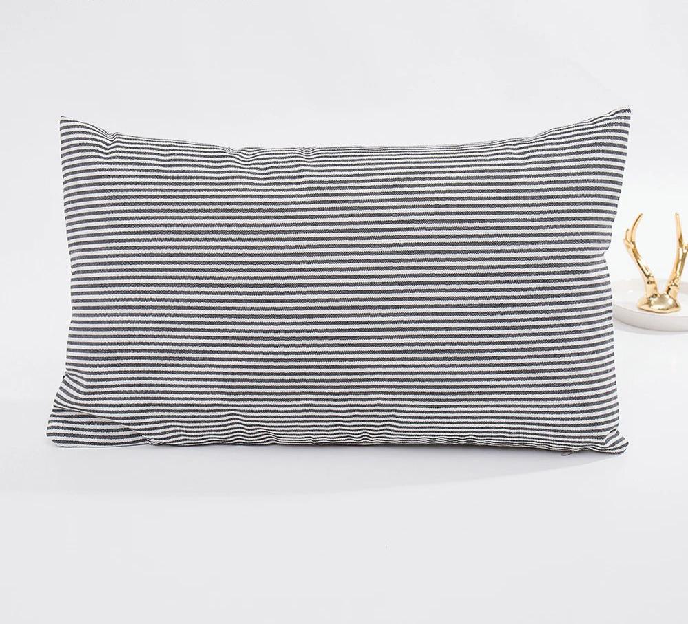 MarbreLuxe Striped Cushion Cover - Modern Elegance