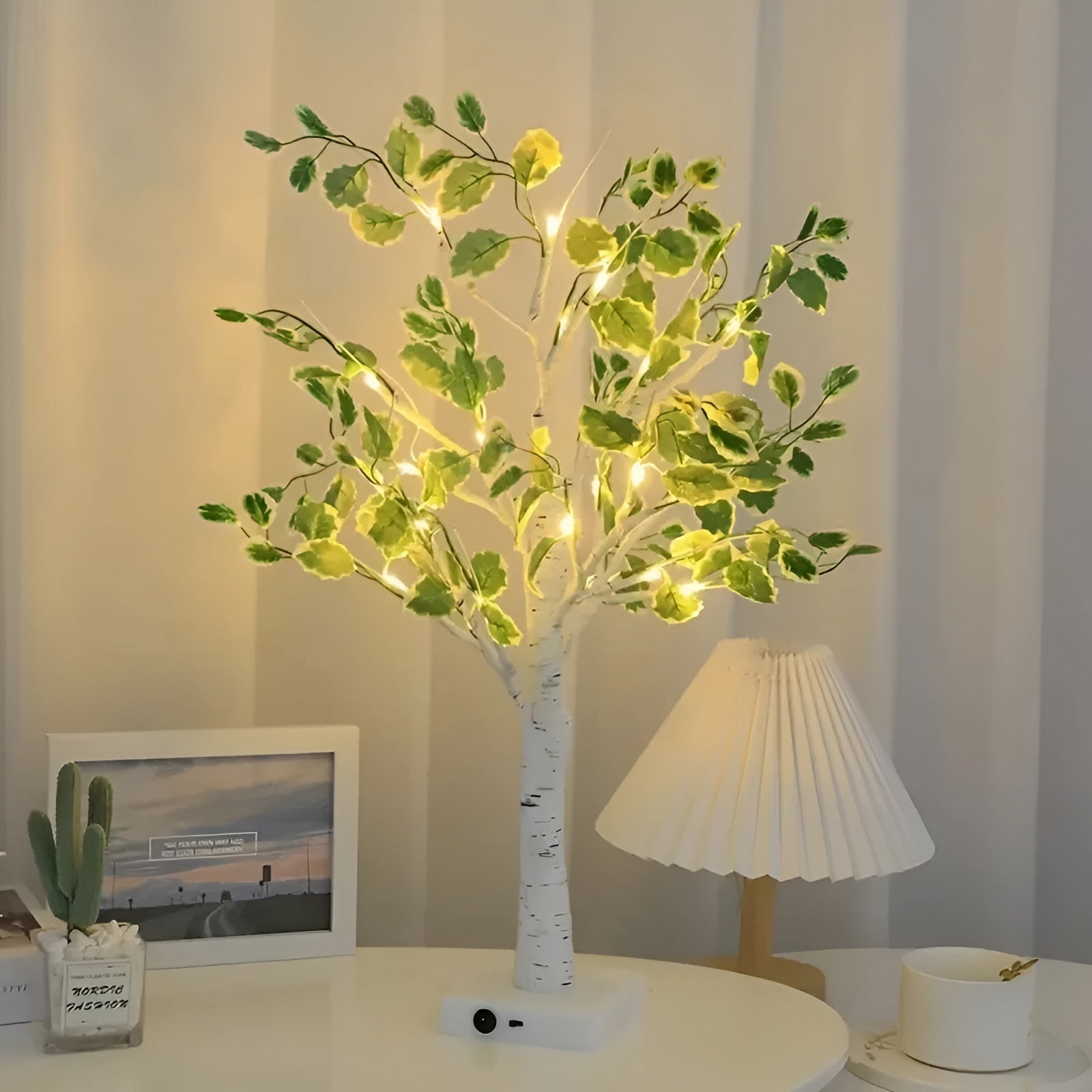 Glowing Tree Table Lamp - Warm LED Decor Light