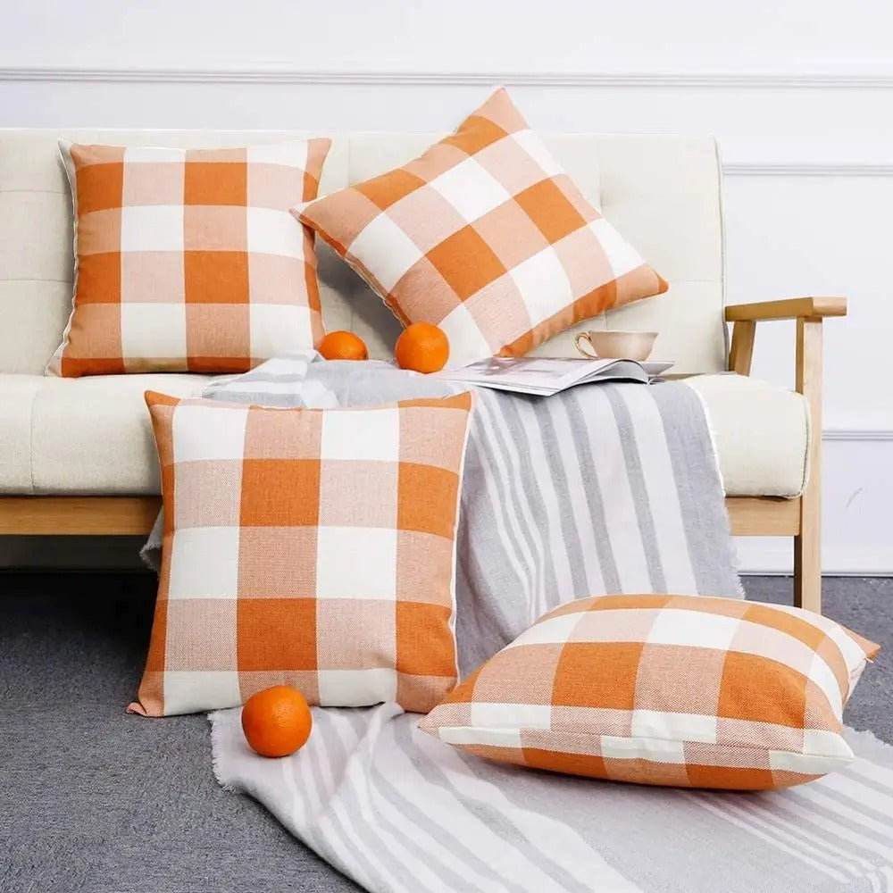 Harmony Check Cushion Cover - Timeless Diamond Check