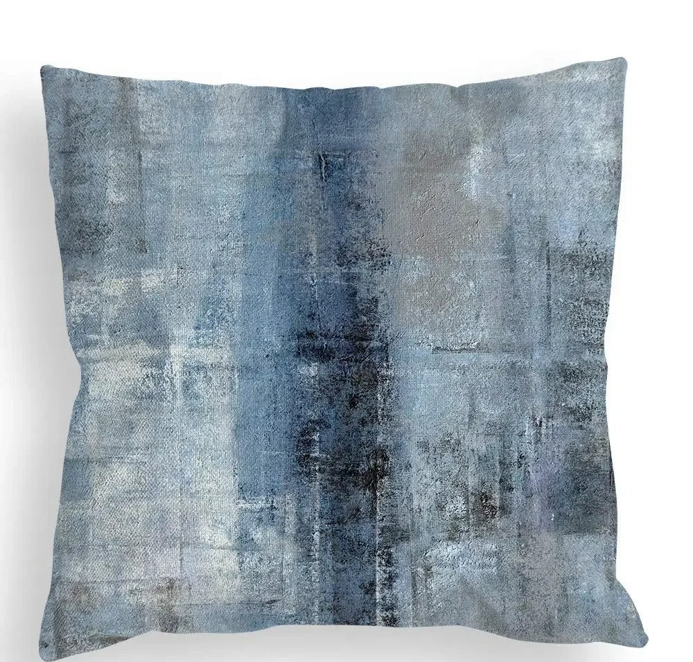 Tricolor Linen Cushion Cover - Modern Interior Accent