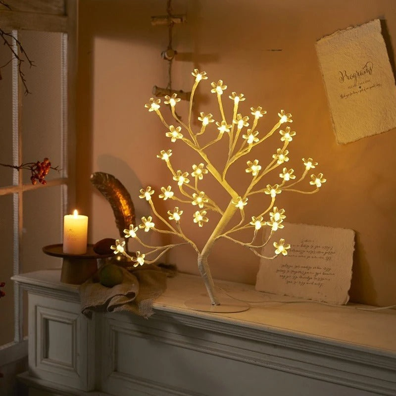 Cherry Blossom LED Table Lamp - Enchanting Mood Light
