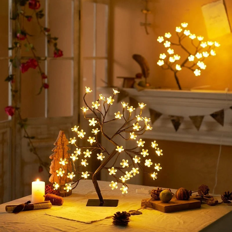 Cherry Blossom LED Table Lamp - Enchanting Mood Light