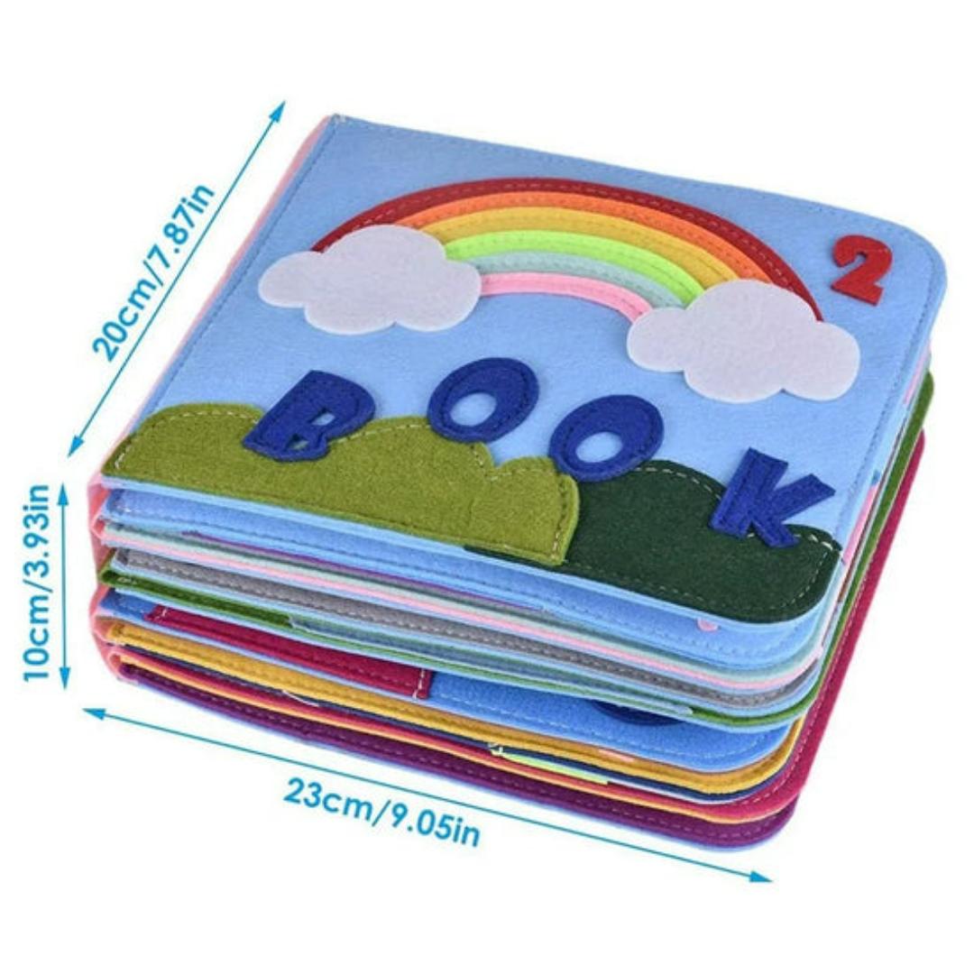 FunLearn Toy - Montessori Quiet Book for Kids