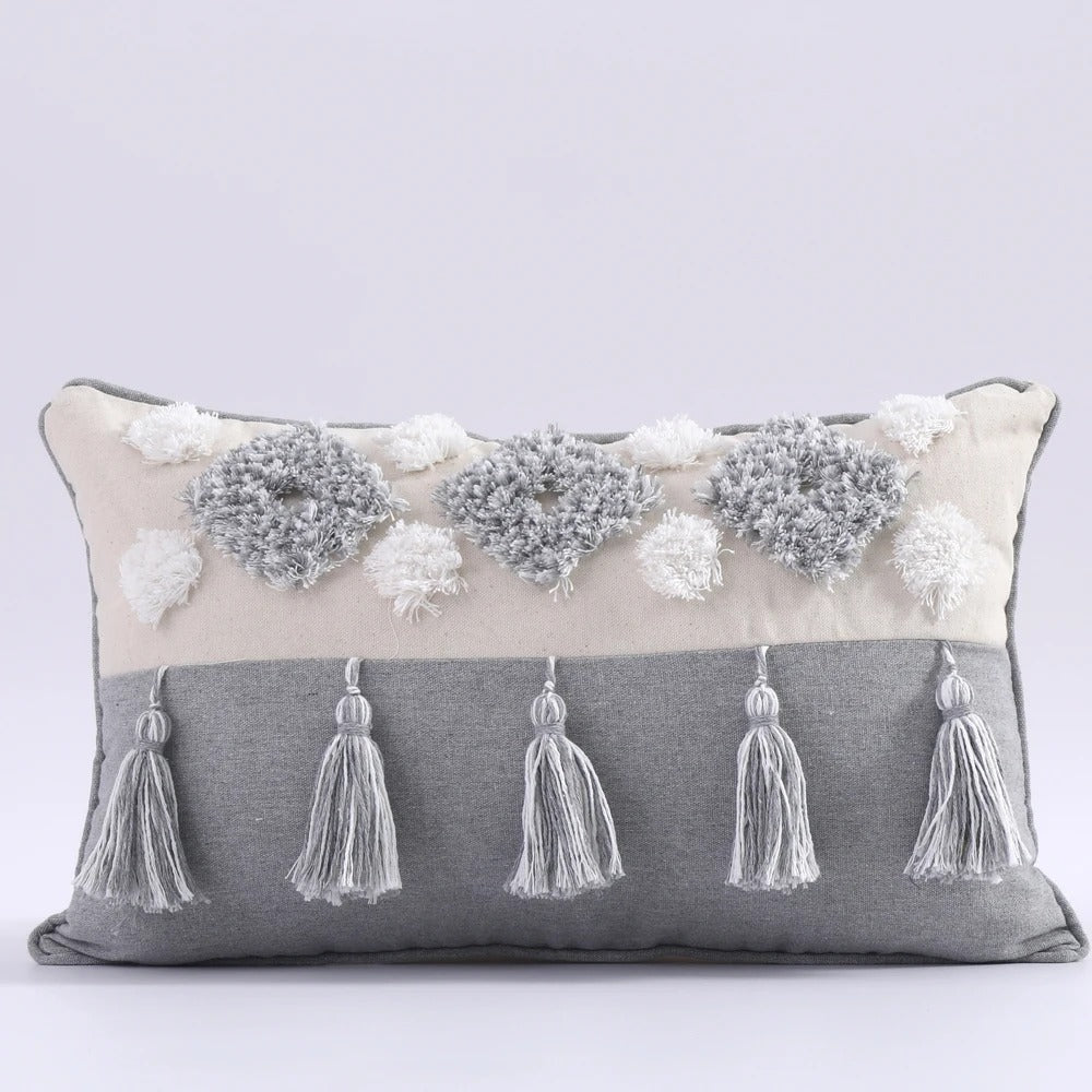 Boho Tufted Cushion Cover - Moroccan Boho Tufted