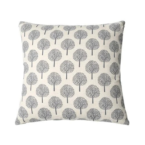 Seraphine Linen Cushion Cover - Refined Textile Print