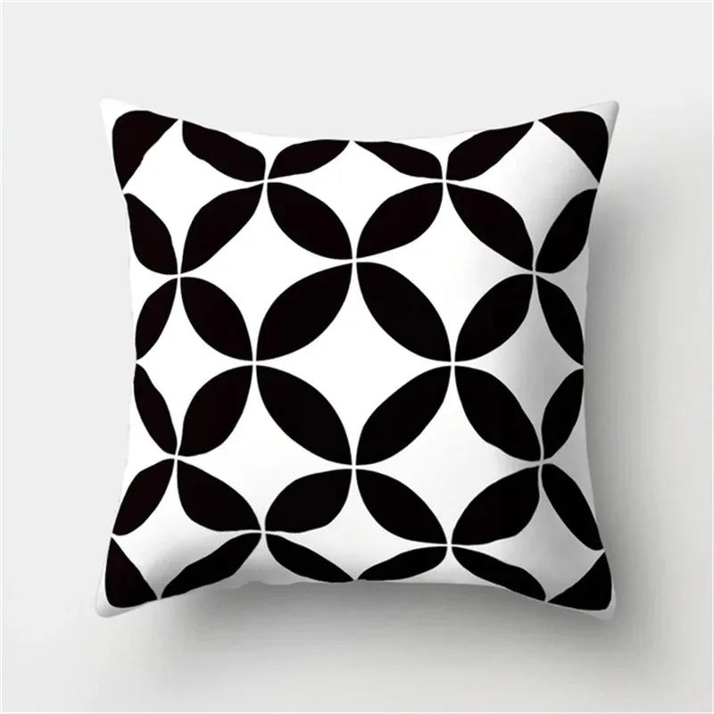 Geometric Cushion Cover - Modern Decorative Pillow