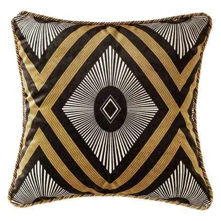 Golden Bee Cushion Cover - Luxe Gold Bee Print
