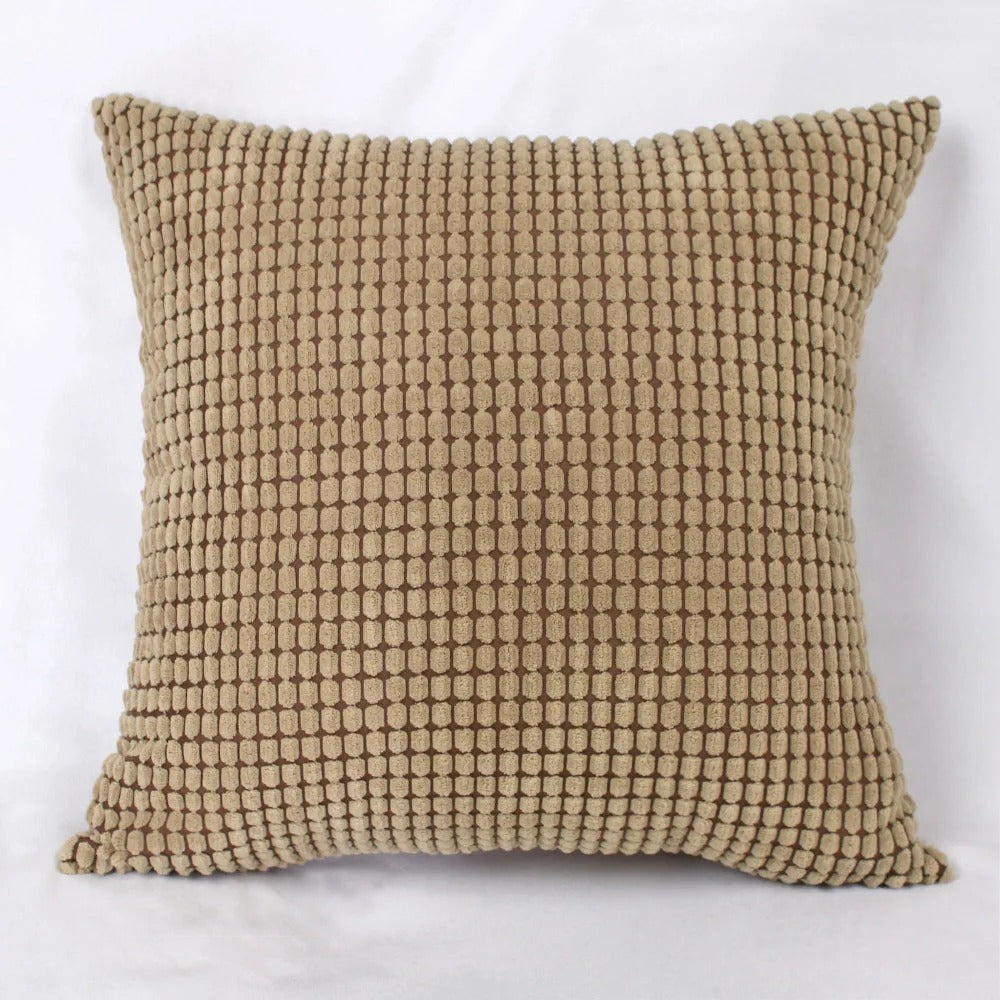PlushHome Cushion Cover - Soft Plush Textured