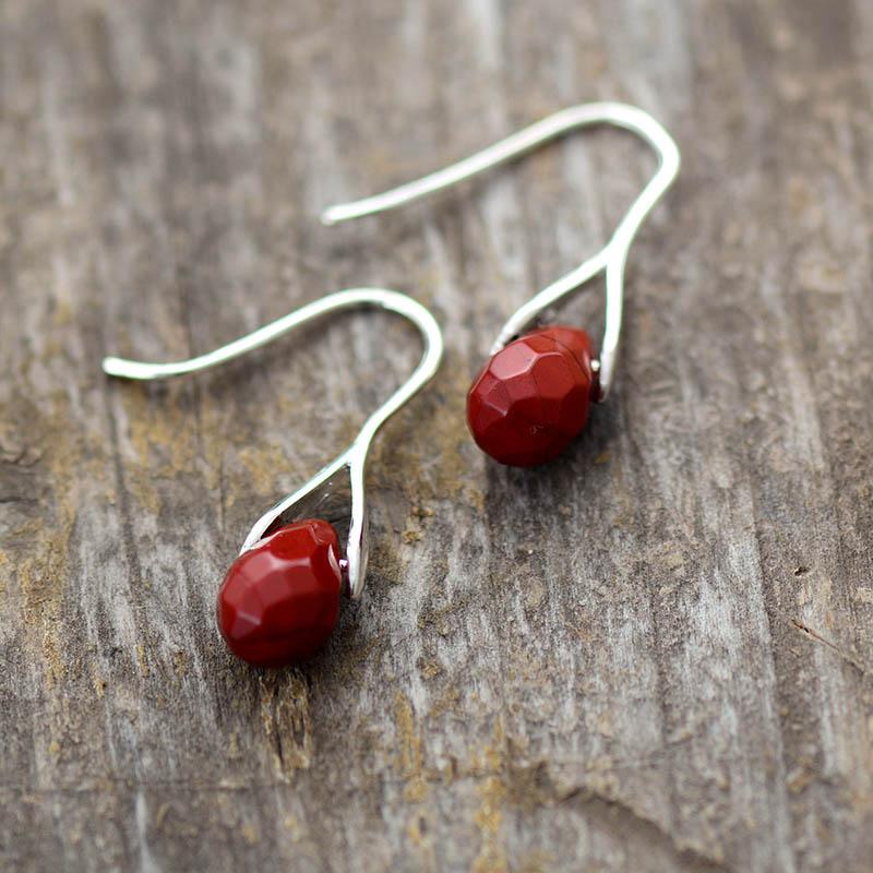 Serenella Gemstone Drop Earrings