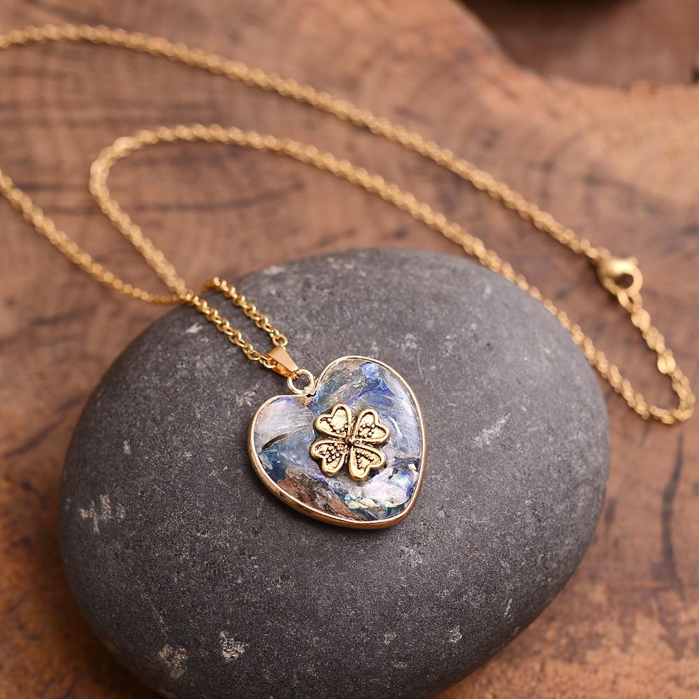 LuckyStone Four-Leaf Clover Necklace