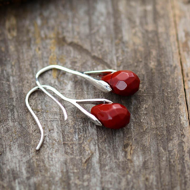 Serenella Gemstone Drop Earrings