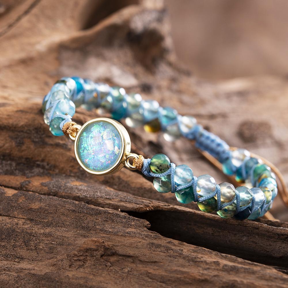 Liora Blue Opal Bracelet