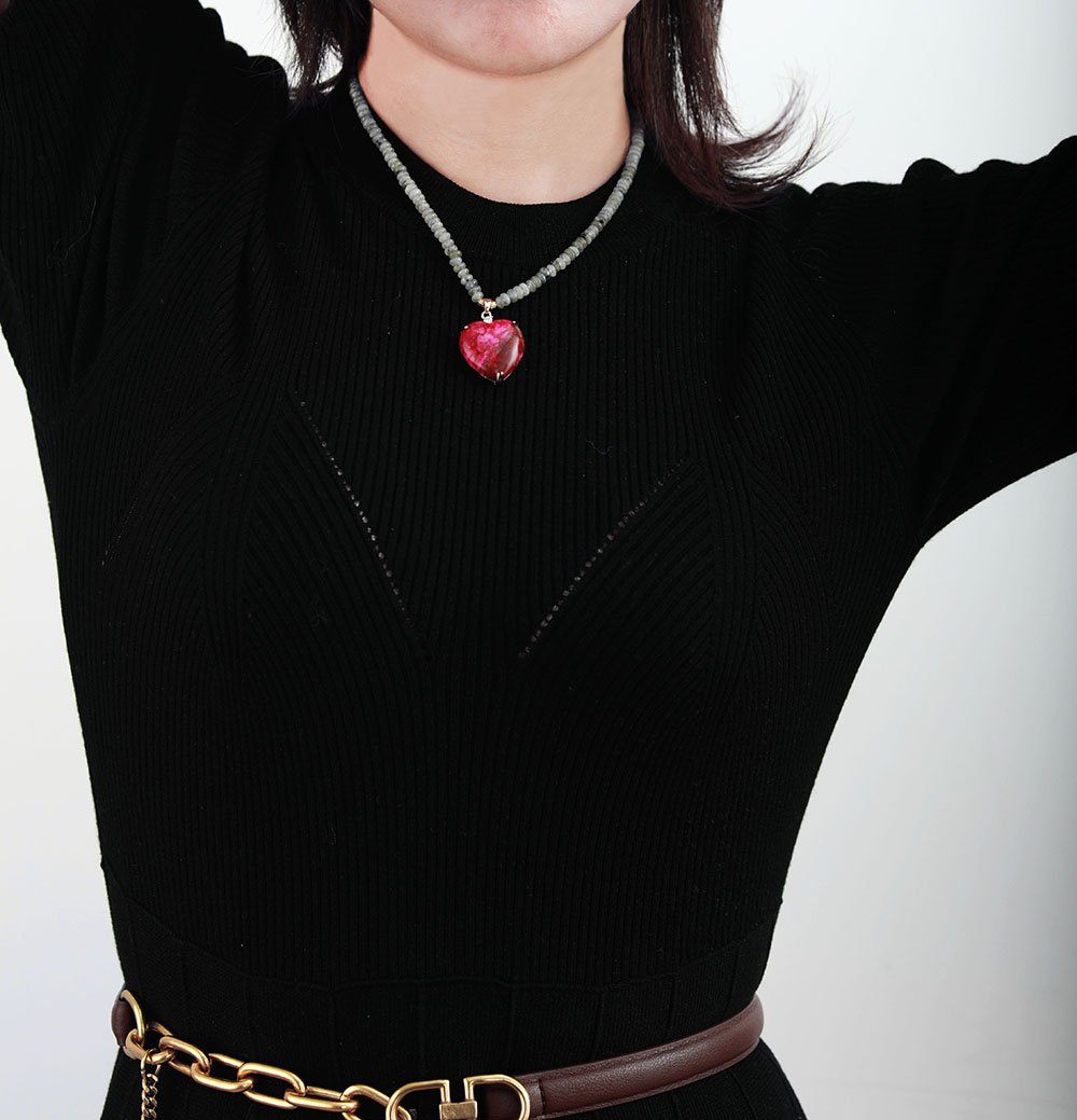 Nova - Heart Bead Necklace