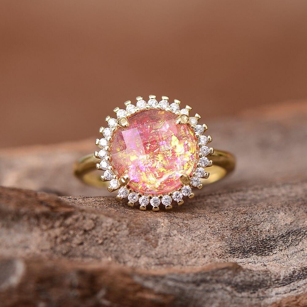 Elowen Glow Opal Cocktail Ring