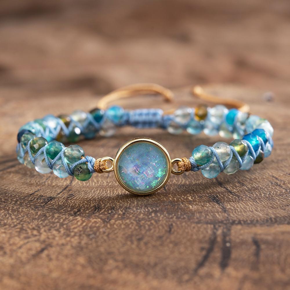 Liora Blue Opal Bracelet