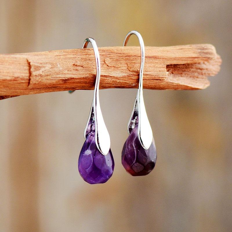 Serenella Gemstone Drop Earrings