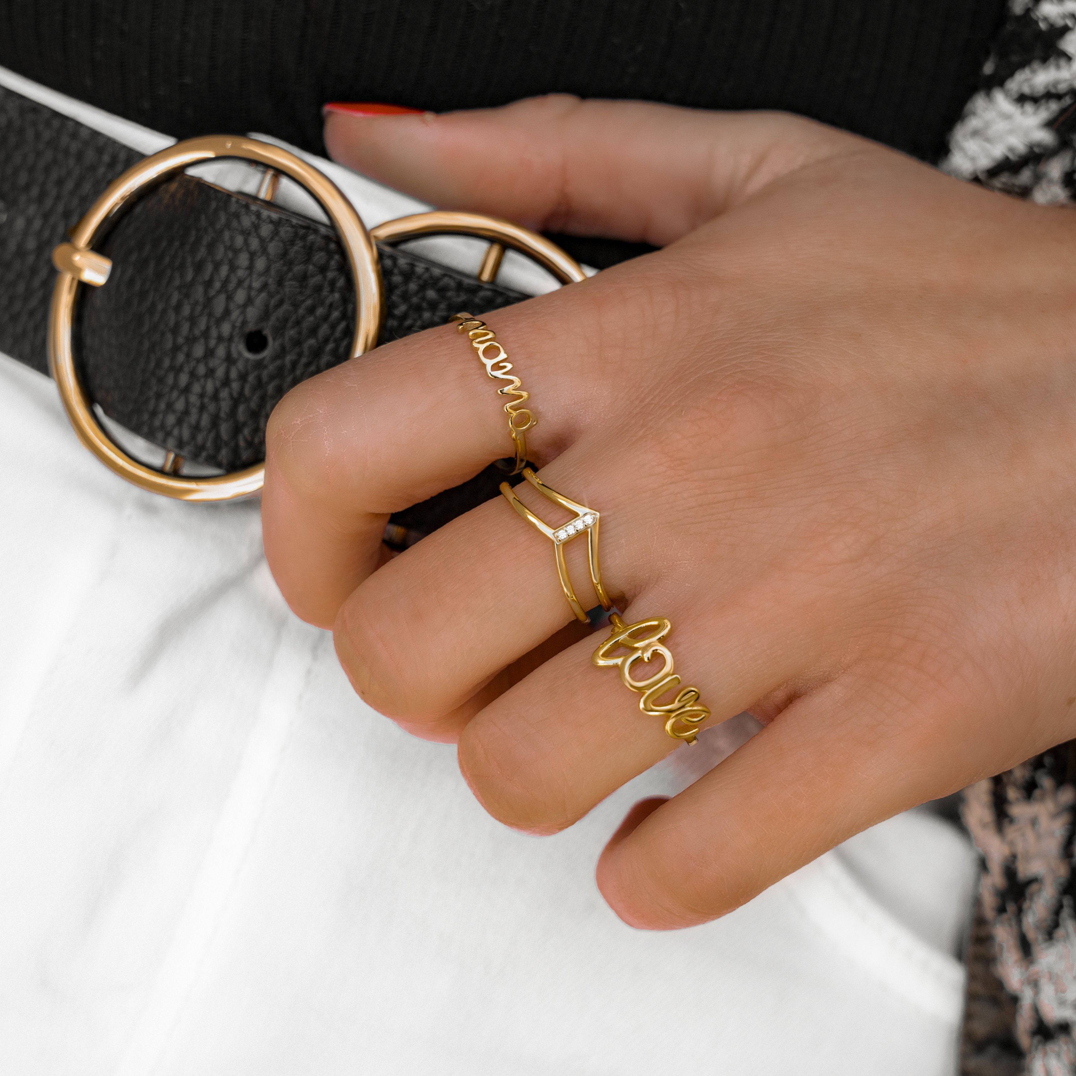 Emma Mama Ring — Sterling Silver
