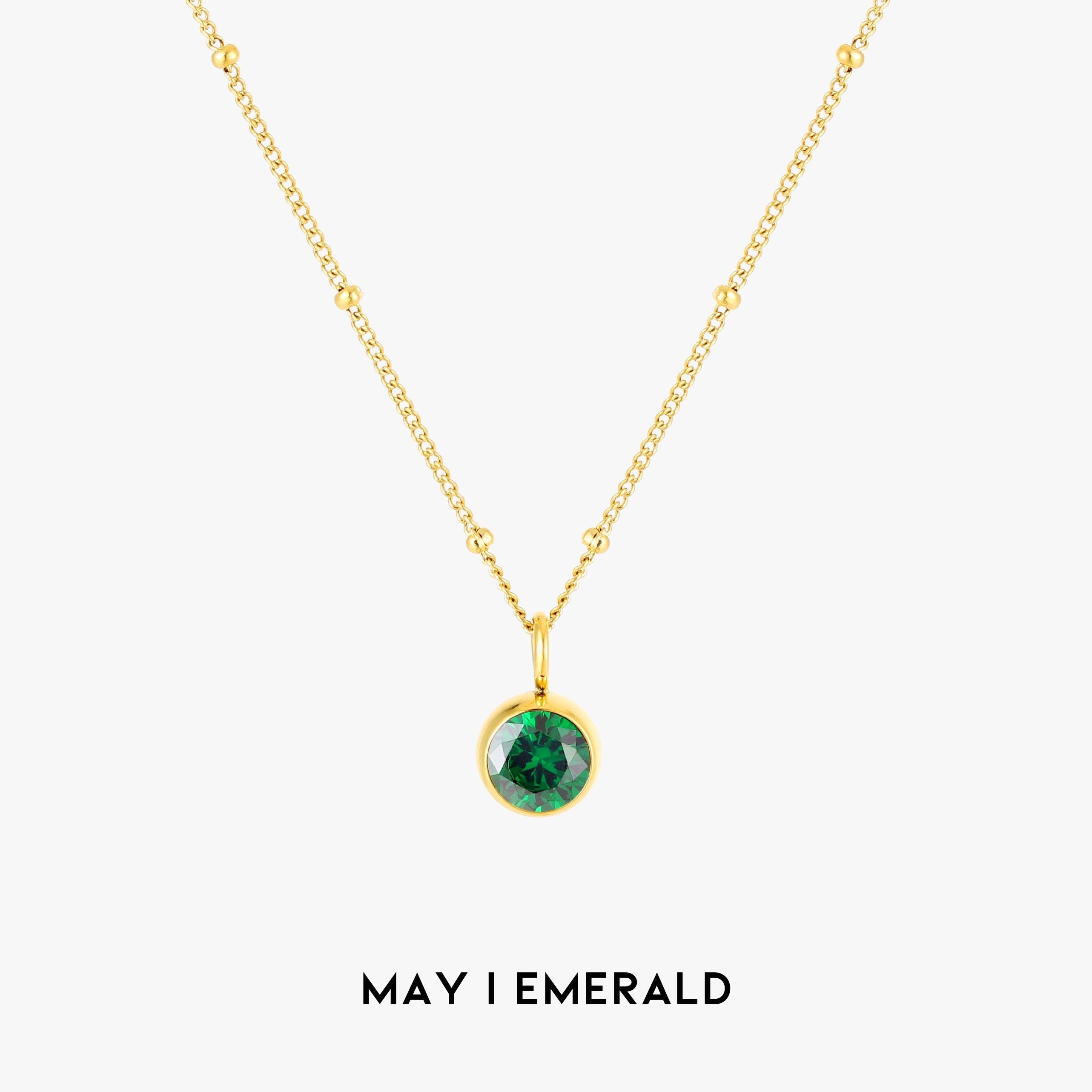 Aurora Birthstone Necklace - Personal & Meaningful
