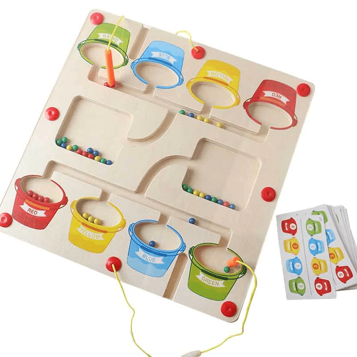 MagneticMaze Game - Magnetic Montessori Learning Maze for Kids