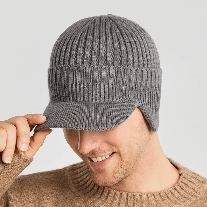 SmartKnit Beanie - Insulated Knit Hat with Ear Warmers