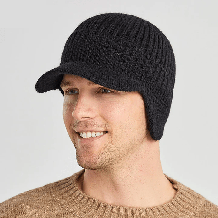 SmartKnit Beanie - Insulated Knit Hat with Ear Warmers