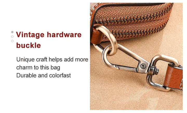 LeatherVibe - Leather Crossbody Bag for Women