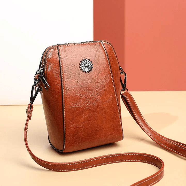 LeatherVibe - Leather Crossbody Bag for Women