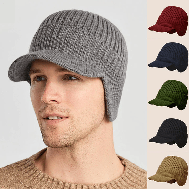 SmartKnit Beanie - Insulated Knit Hat with Ear Warmers
