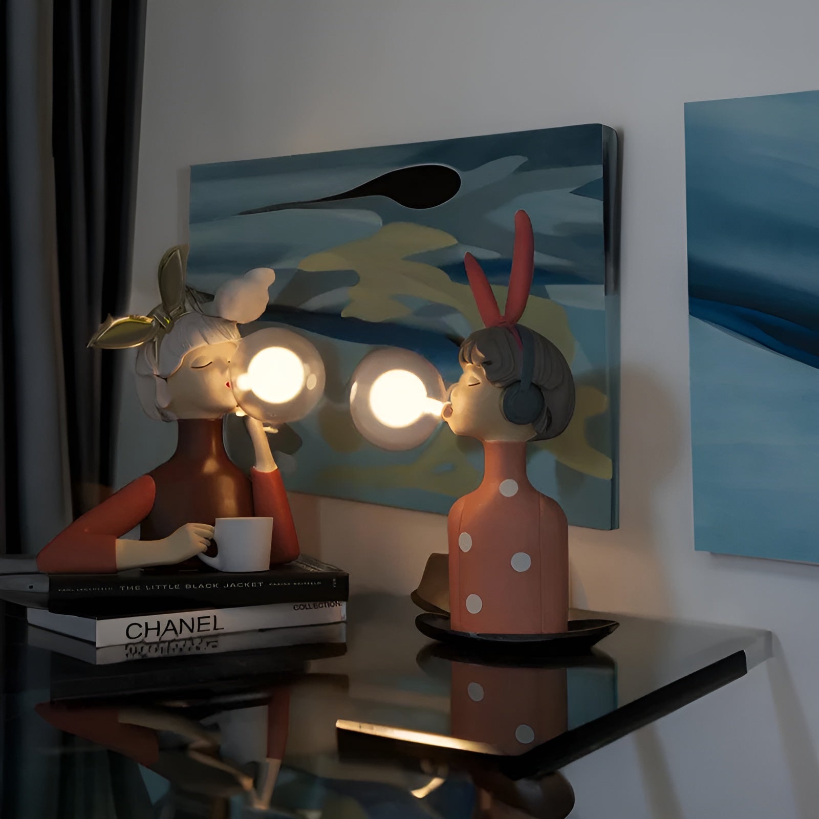 Bubble Glow Table Lamp - Elegant LED Mood Light
