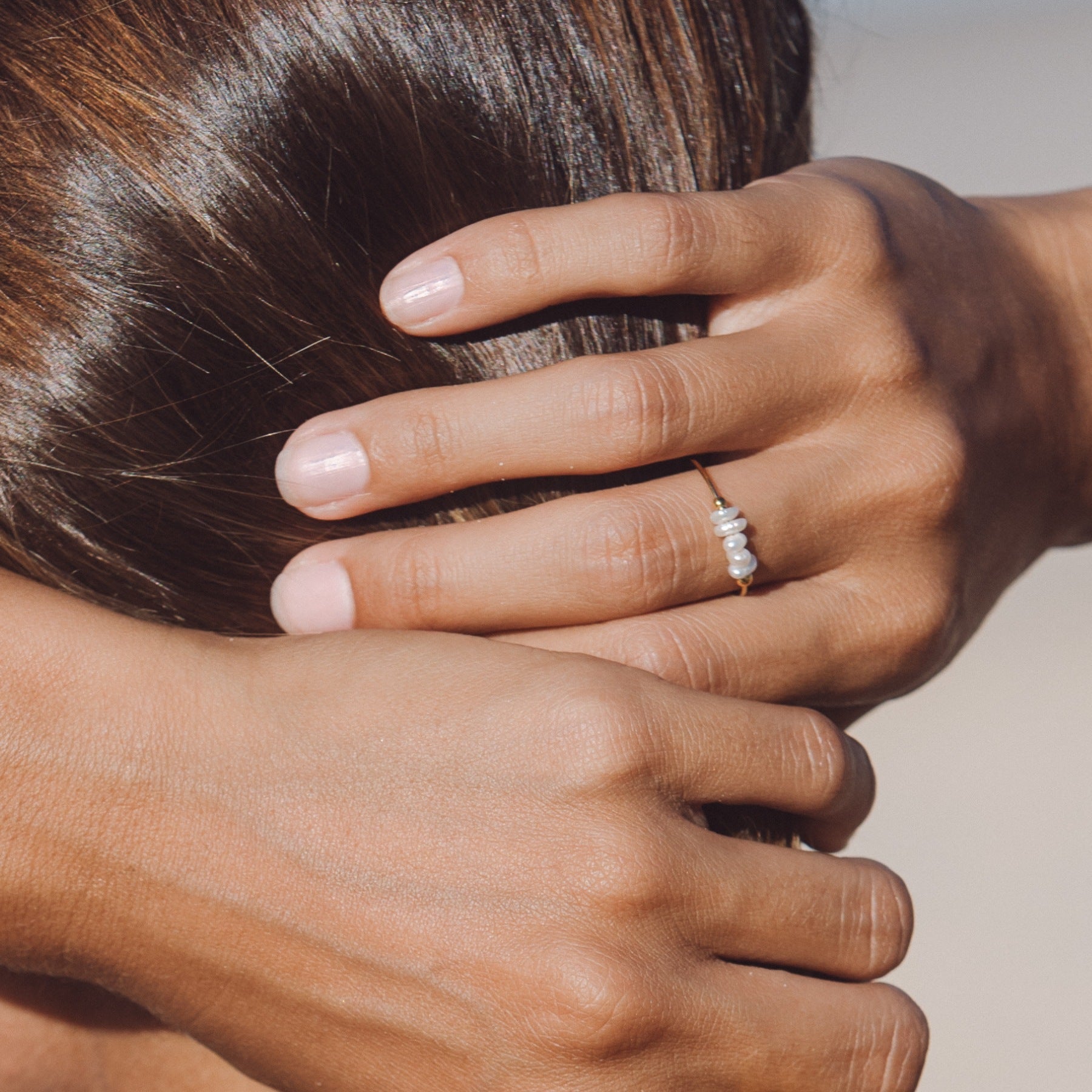 Isolde Mini Pearl Ring - Chic Freshwater Pearls