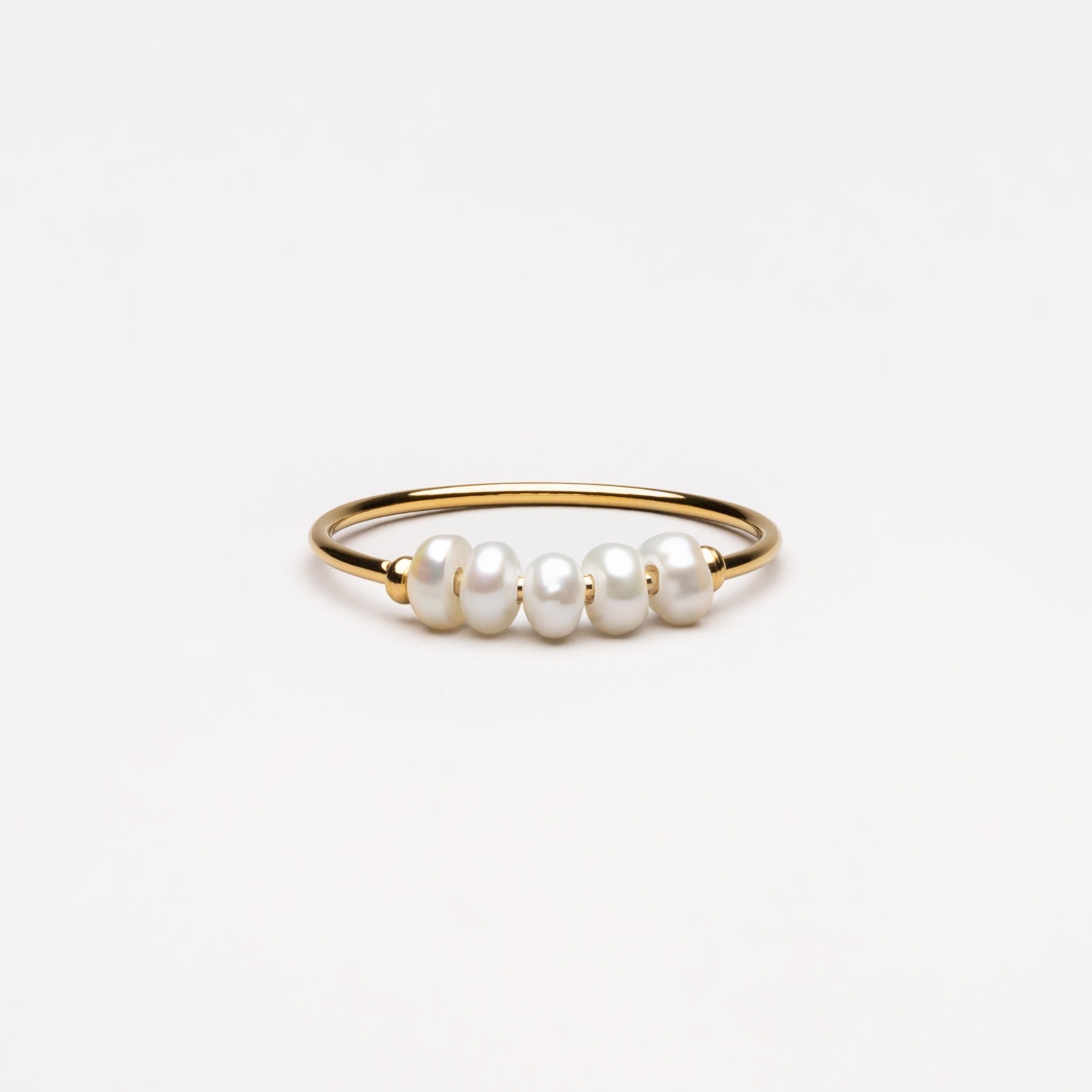 Isolde Mini Pearl Ring - Chic Freshwater Pearls