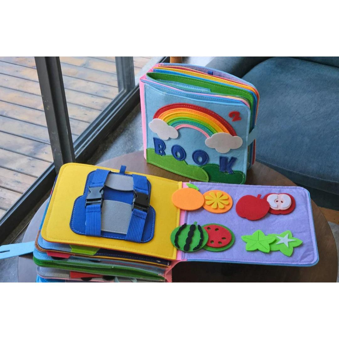 FunLearn Toy - Montessori Quiet Book for Kids