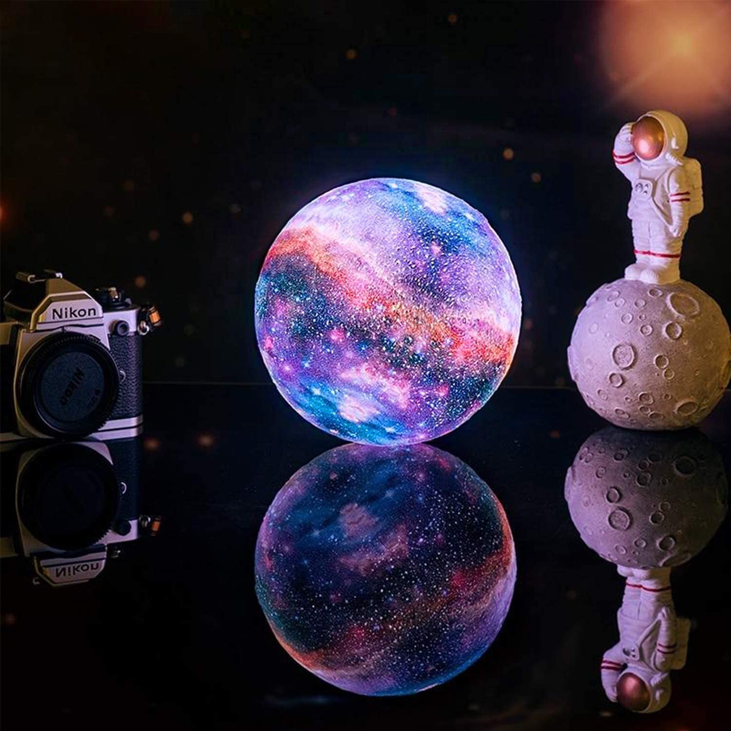 Moonbright Star Lamp - Rechargeable Touch Night Light
