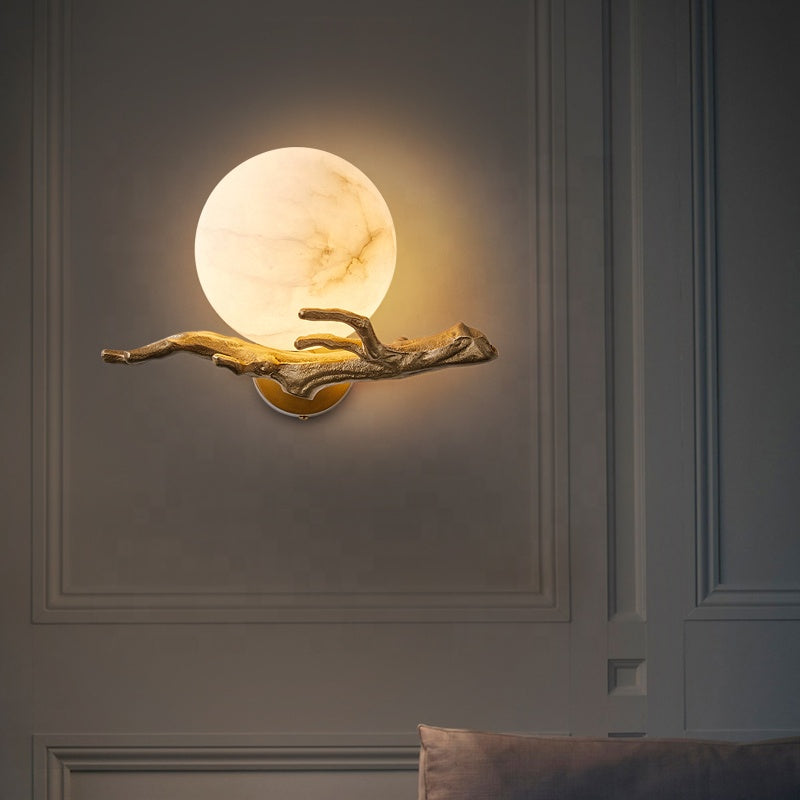 LumeMarble – Elegant Marble Wall Lamp | Modern LED Lighting