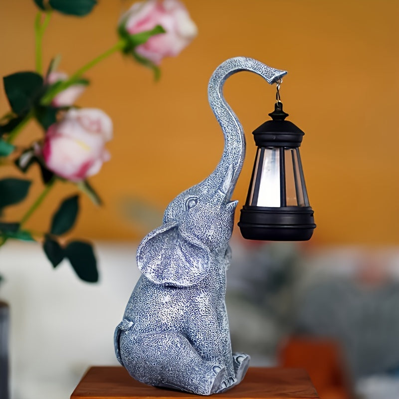 Elephanta Solar Garden Lamp - Outdoor Elephant Light